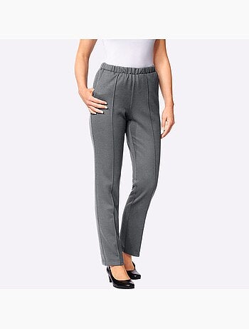 Pantalon en jersey qualité jersey côtelée facile à entretenir - taille extra courte - witt