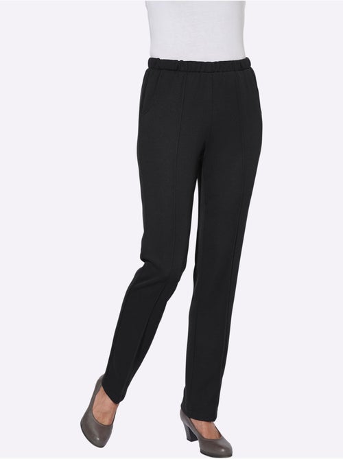 Pantalon En Jersey Qualité Jersey Côtelée Facile à Entretenir - Taille Extra Courte - Witt - Kiabi