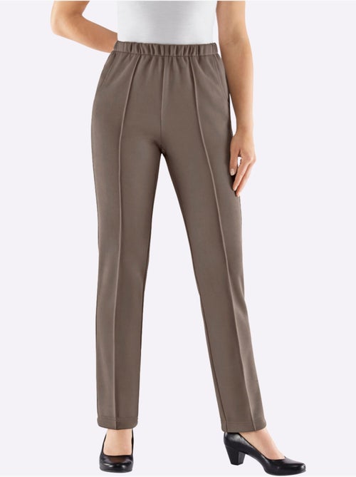 Pantalon En Jersey Qualité Jersey Côtelée Facile à Entretenir - Taille Standard - Witt - Kiabi