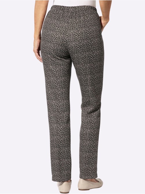Pantalon En Jersey Qualité Jersey Côtelée Facile à Entretenir - Taille Standard - Witt - Kiabi