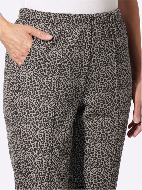 Pantalon En Jersey Qualité Jersey Côtelée Facile à Entretenir - Taille Standard - Witt - Kiabi