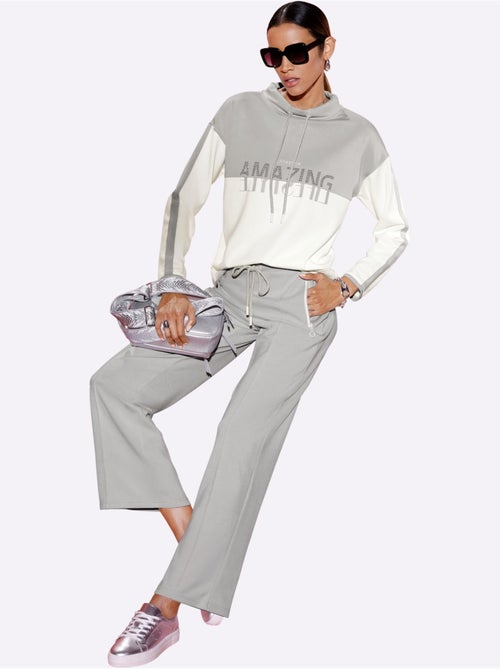Pantalon En Jersey Qualité Jersey Extensible, Souple Et Confortable - Taille Standard - Helline - Kiabi