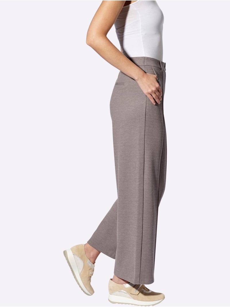 Pantalon en jersey qualité jersey très confortable - taille standard - helline Beige - Kiabi