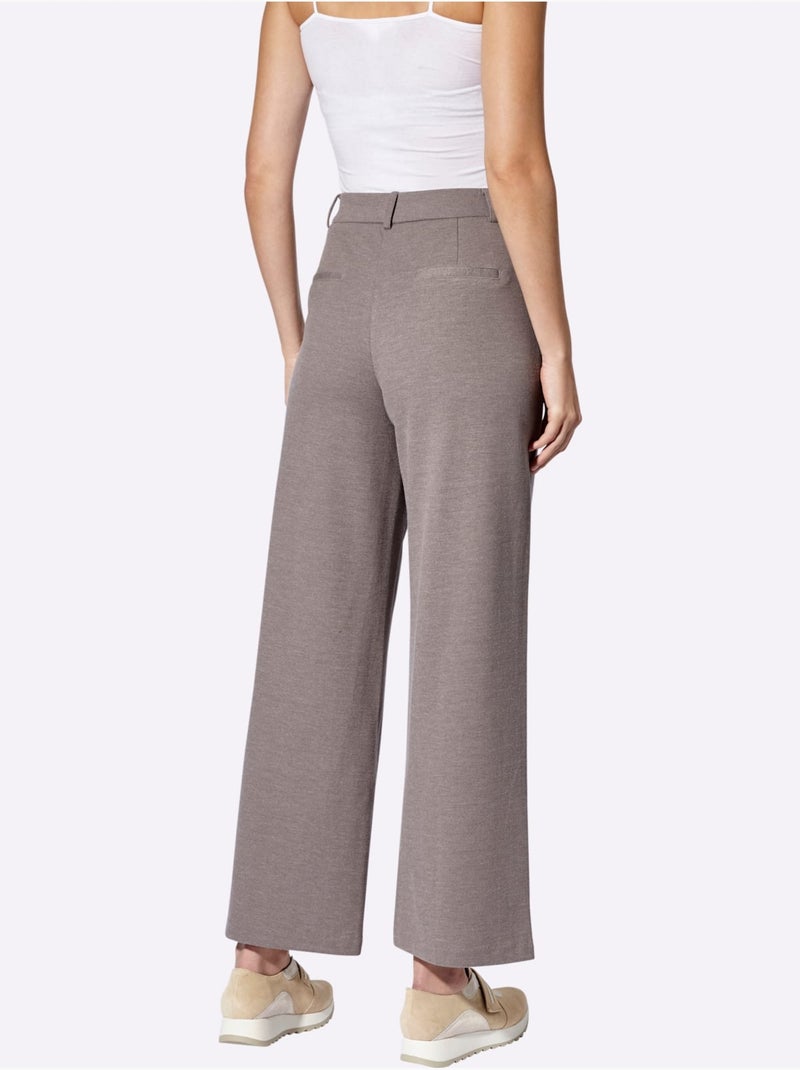 Pantalon en jersey qualité jersey très confortable - taille standard - helline Beige - Kiabi