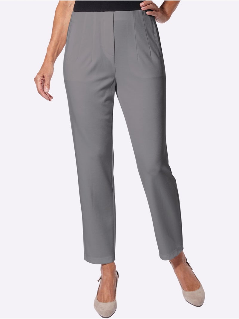 Pantalon En Jersey Qualité Jersey Très Confortable - Taille Standard - Witt Gris - Kiabi