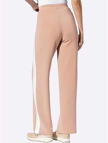 Pantalon En Jersey Rayures Galon - Taille Standard - Helline