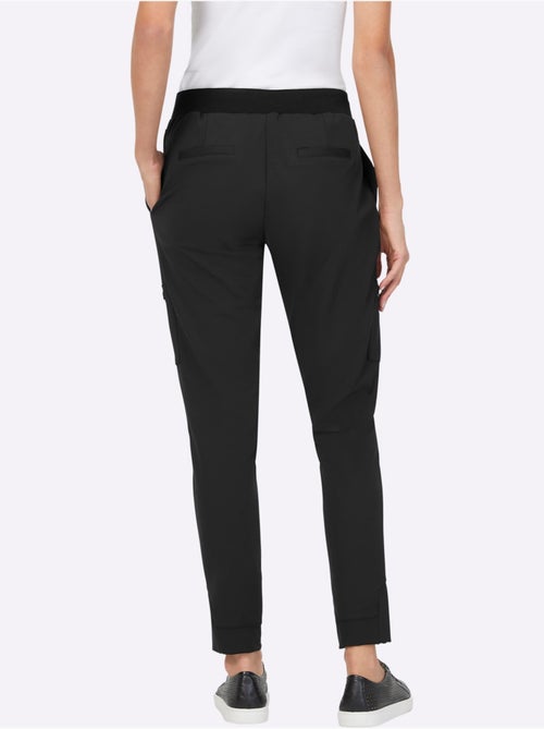 Pantalon en jersey style jogging tendance - taille standard - helline - Kiabi