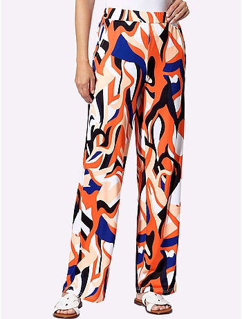 Pantalon en jersey superbe motif graphique - taille standard - helline