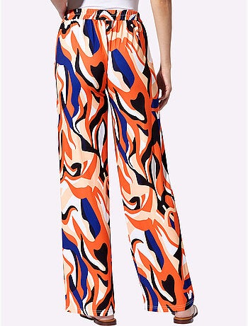 Pantalon en jersey superbe motif graphique - taille standard - helline