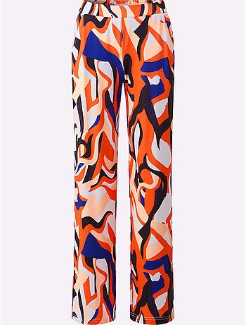Pantalon en jersey superbe motif graphique - taille standard - helline