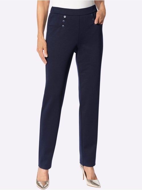 Pantalon en jersey tricoté - taille courte - witt - Kiabi Pantalon en jersey tricoté - taille courte - witt - Kiabi