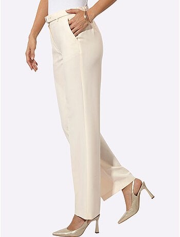 Pantalon en laine agréable et chaud - taille standard - helline
