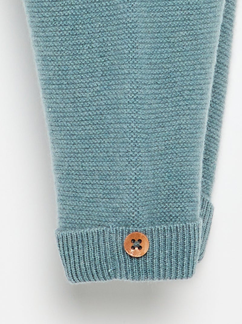 Pantalon en laine et cachemire - premium Bleu - Kiabi