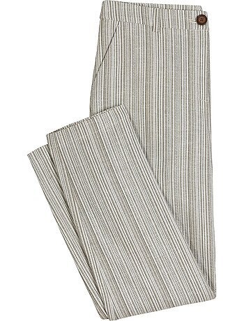 Pantalon En Lin 20% Lin - Taille Courte - Witt