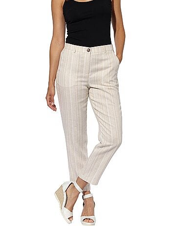 Pantalon En Lin 20% Lin - Taille Standard - Witt