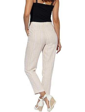 Pantalon En Lin 20% Lin - Taille Standard - Witt