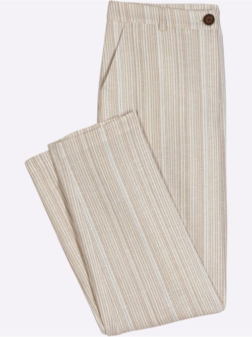 Pantalon En Lin 20% Lin - Taille Standard - Witt - Kiabi