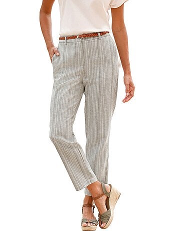 Pantalon En Lin 20% Lin - Taille Standard - Witt