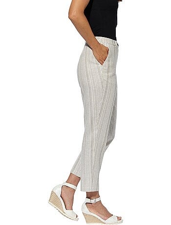 Pantalon En Lin 20% Lin - Taille Standard - Witt