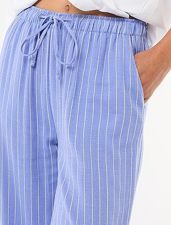 Pantalon en lin avec 2 poches