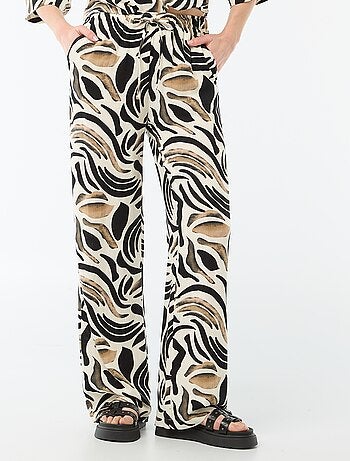 Pantalon en lin avec 2 poches