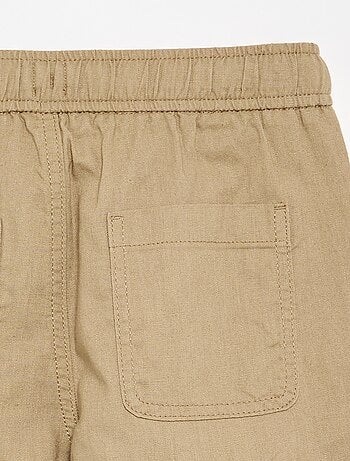 Pantalon en lin et coton