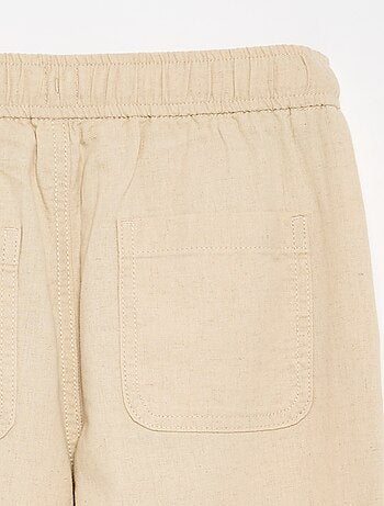 Pantalon en lin et coton