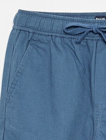 Pantalon en lin et coton