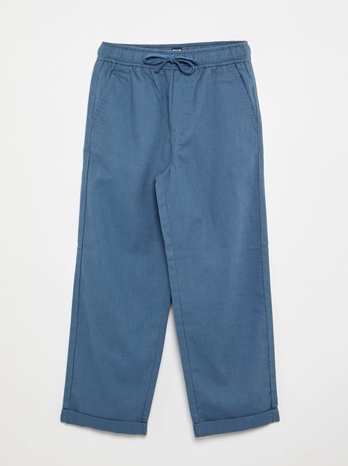 Pantalon en lin et coton - Kiabi Pantalon en lin et coton - Kiabi