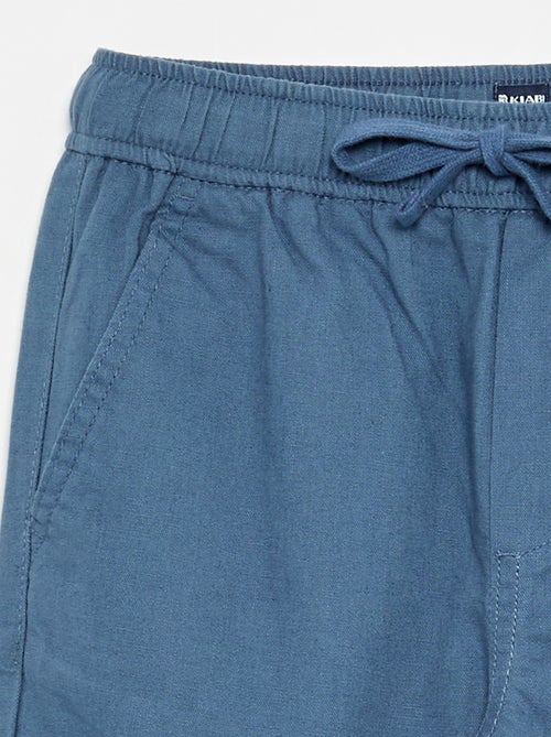 Pantalon en lin et coton - Kiabi Pantalon en lin et coton - Kiabi