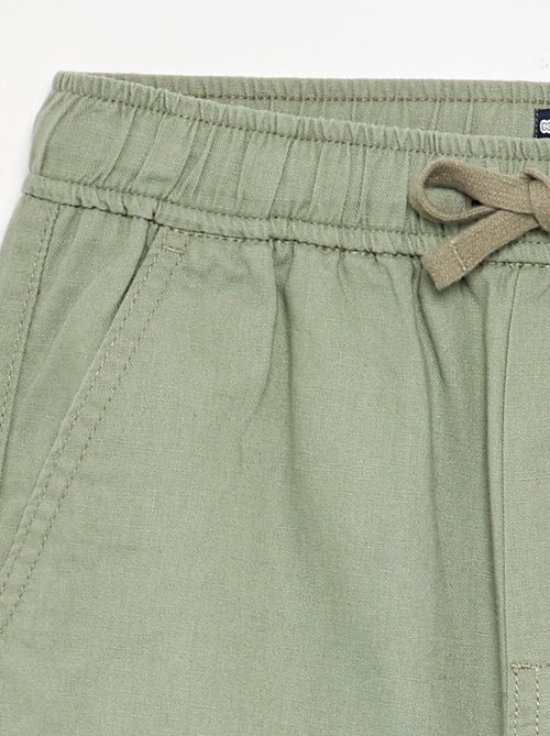 Pantalon en lin et coton - Kiabi Pantalon en lin et coton - Kiabi