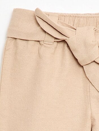 Pantalon en lin mélangé