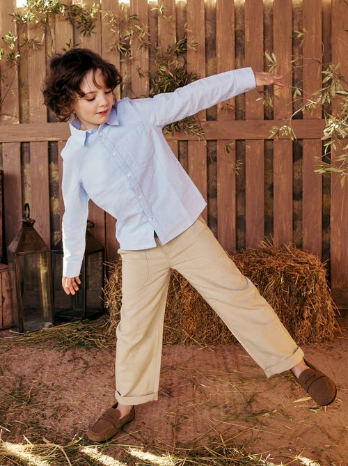 Pantalon en lin mélangé - Kiabi