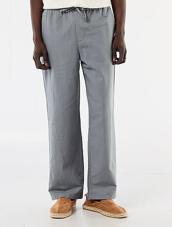 Pantalon en lin mélangé