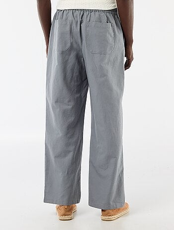 Pantalon en lin mélangé