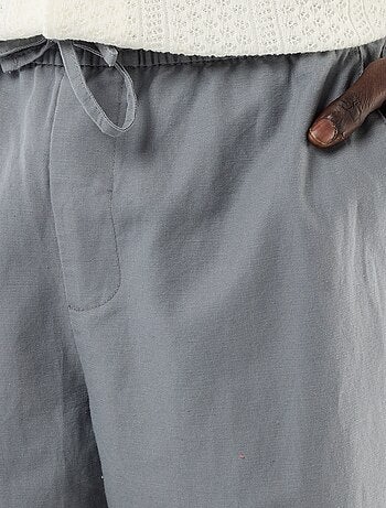 Pantalon en lin mélangé