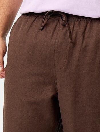 Pantalon en lin mélangé
