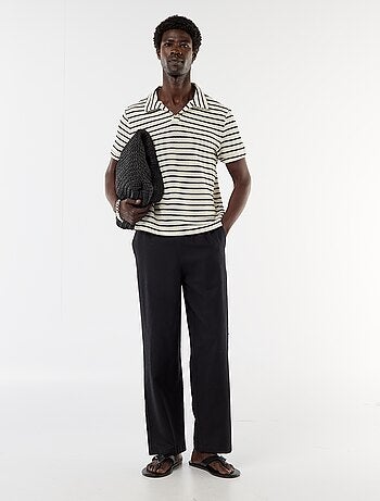 Pantalon en lin mélangé
