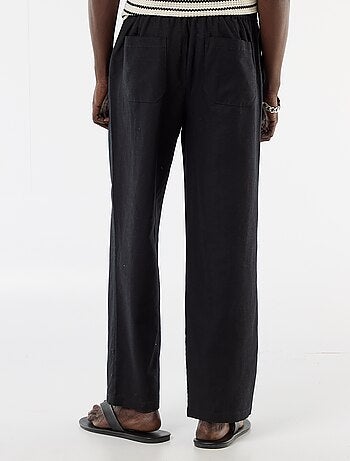 Pantalon en lin mélangé