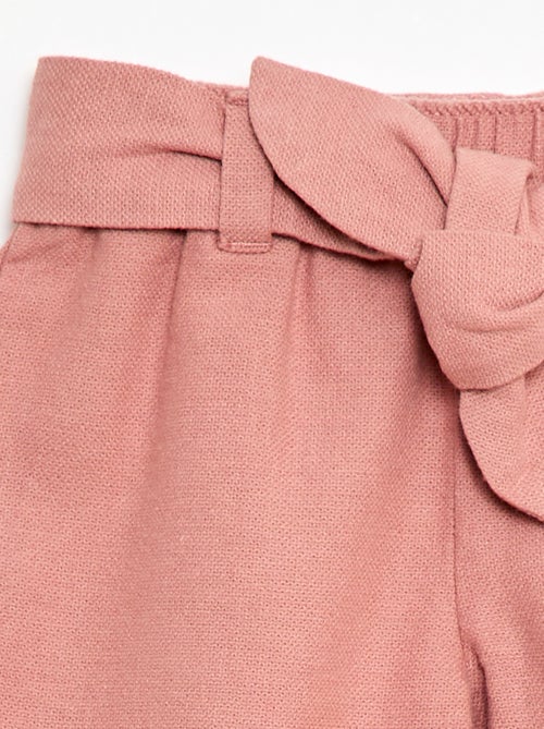 Pantalon en lin mélangé - Kiabi