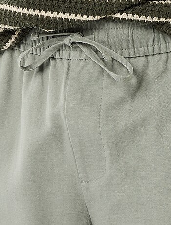 Pantalon en lin mélangé