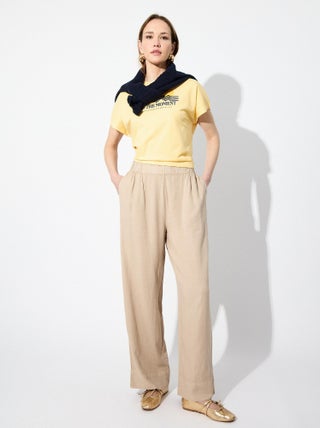 Pantalon en lin MO Fashion