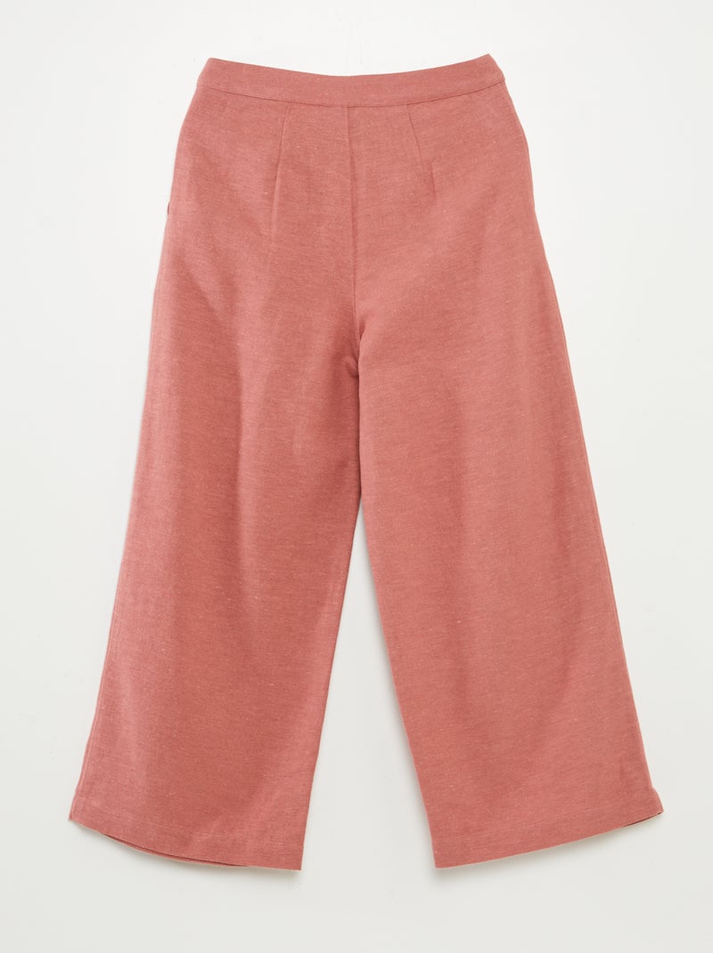 Pantalon en lin ROSE - Kiabi