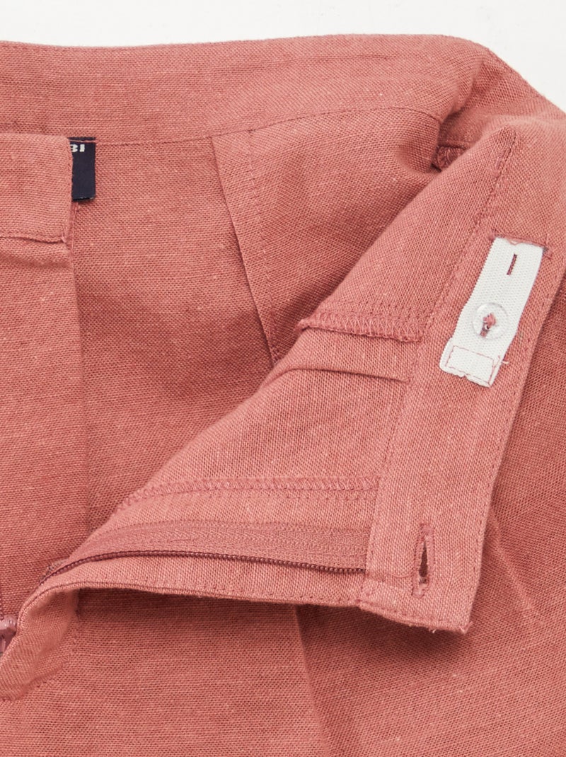 Pantalon en lin ROSE - Kiabi
