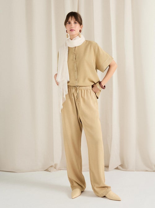 Pantalon en lyocell MO Fashion - Kiabi