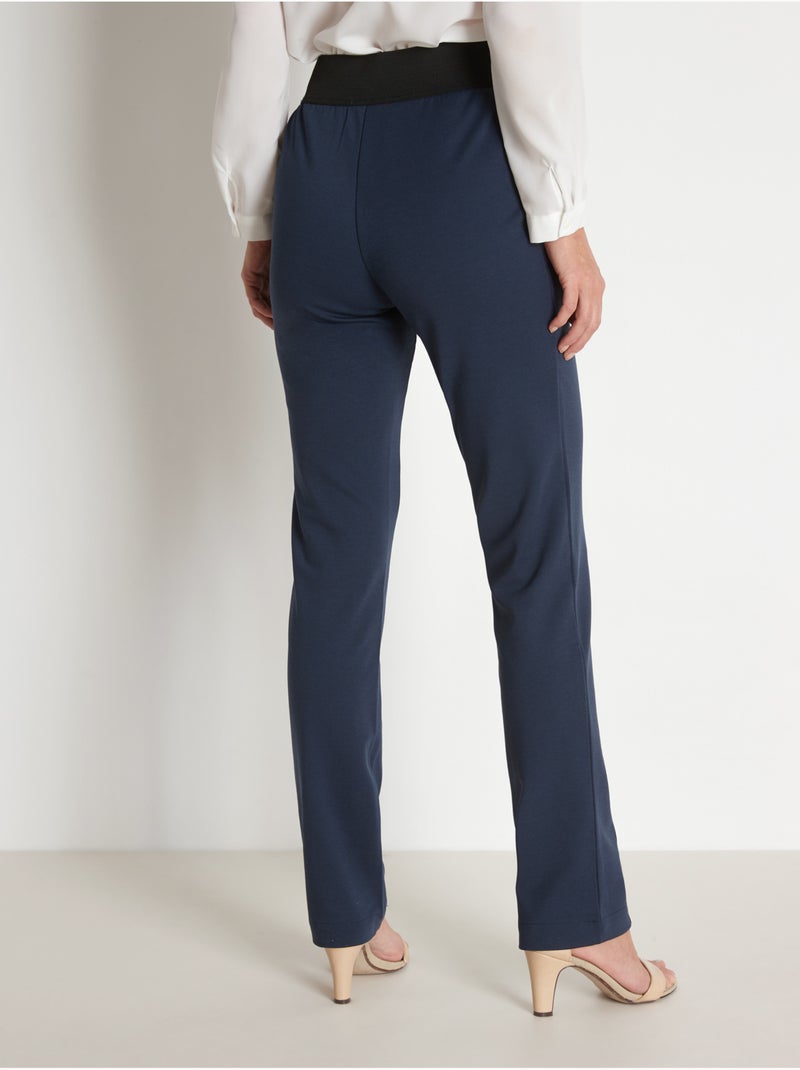 Pantalon en maille - DAXON Bleu marine - Kiabi