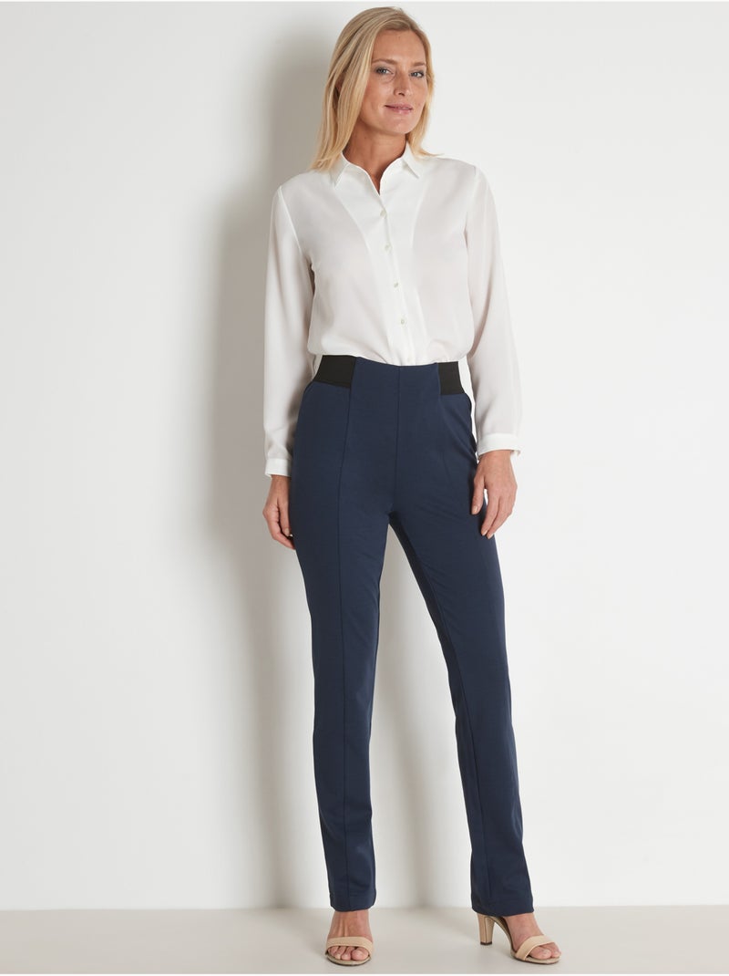 Pantalon en maille - DAXON Bleu marine - Kiabi