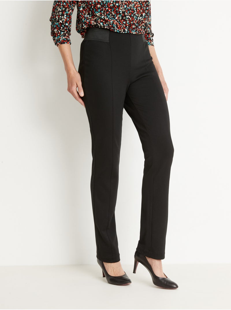 Pantalon en maille - DAXON Noir Noir - Kiabi