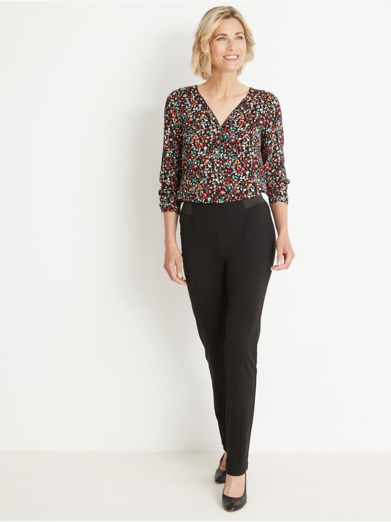 Pantalon en maille - DAXON Noir Noir - Kiabi