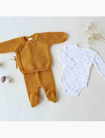 Pantalon En Maille - Layette Naissance